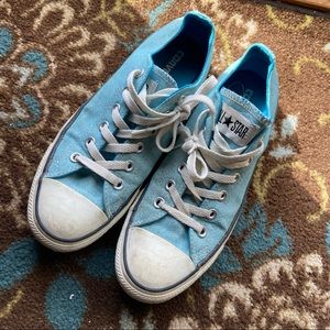 Light Blue Converse Low Top